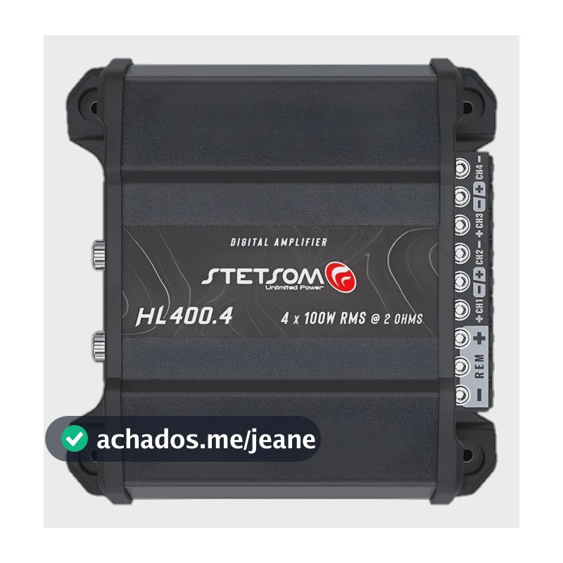 Stetsom High Line Hl400.4_2 Ohms Preto Preto