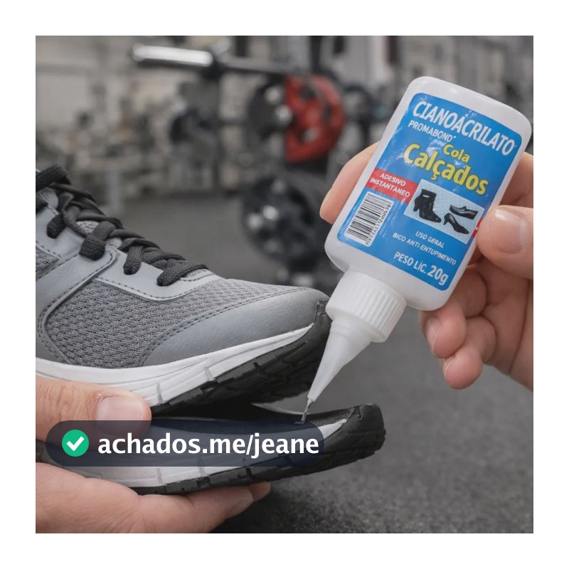 Super Cola Para Calçados, Tênis, Couro Sintético Frasco- 20g Transparente