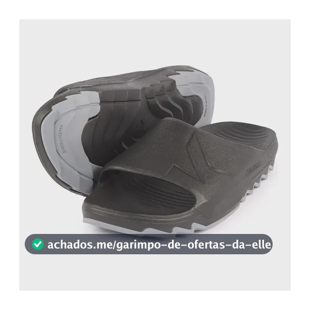 Sandália Kenner Makho Preto/cinza Liso 41