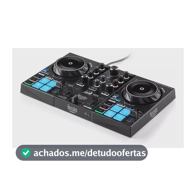 Controladora Dj Hercules Inpulse 200 Mk3 Serato Dj Lite Usb Preto