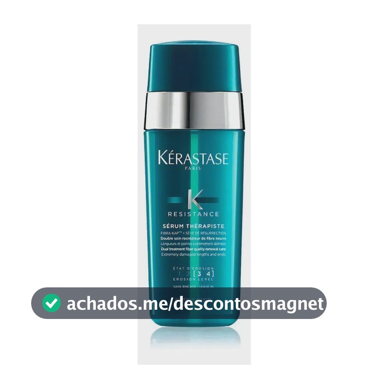 Sérum Capilar Reparador para Cabelos Danificados e Pontas Duplas com Proteção Térmica até 230°C e Sève de Résurrection Kérastase Résistance Thérapiste 30ml