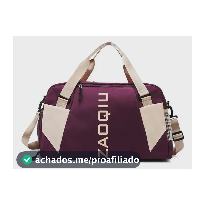 Bolsa Mala De Mão 10kg Feminina De Bordo Viagem Grande Cor Vinho