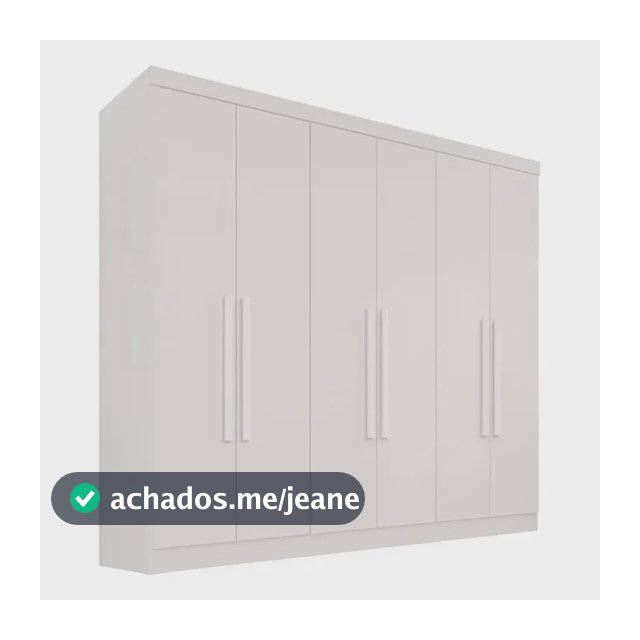 Guarda-roupa Casal 6 Portas 2 Gavetas França