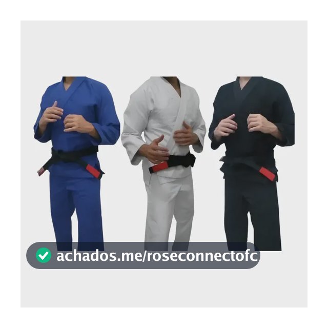 Kimono Jiujitsu C/ Faixa Branca Trançado Adulto