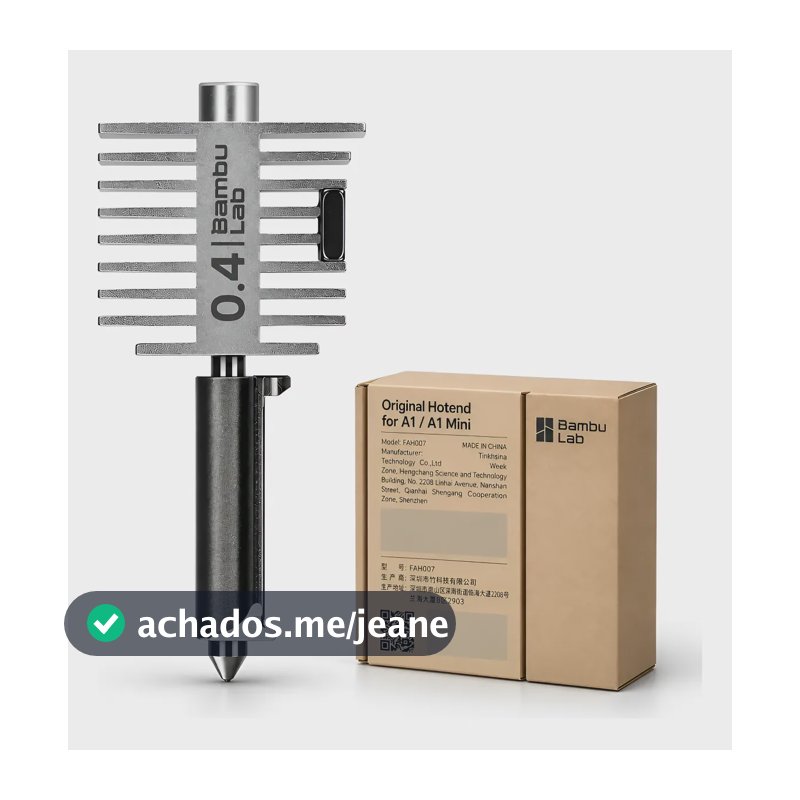 Hotend Original Bambu Lab A1 / A1 Mini 0.4mm 0.4 Mm