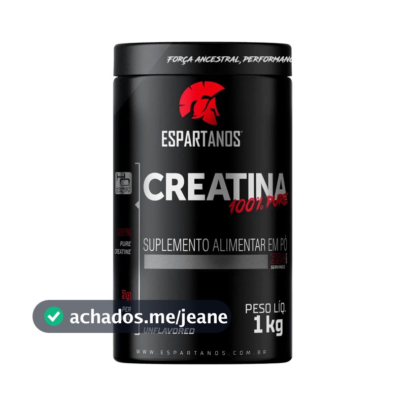 Creatina Espartanos em pó Sem sabor x 1kg