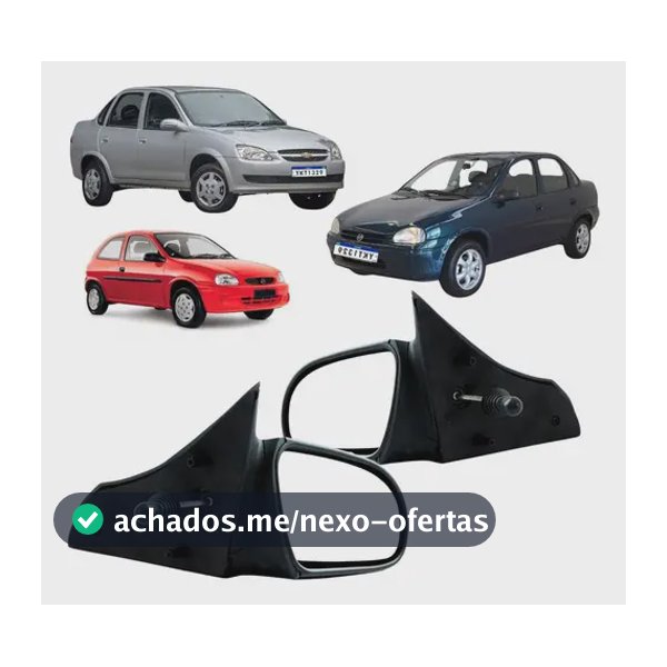 Par Retrovisor Corsa 1994 1995 96 97 98 99 00 01 02 Até 2016