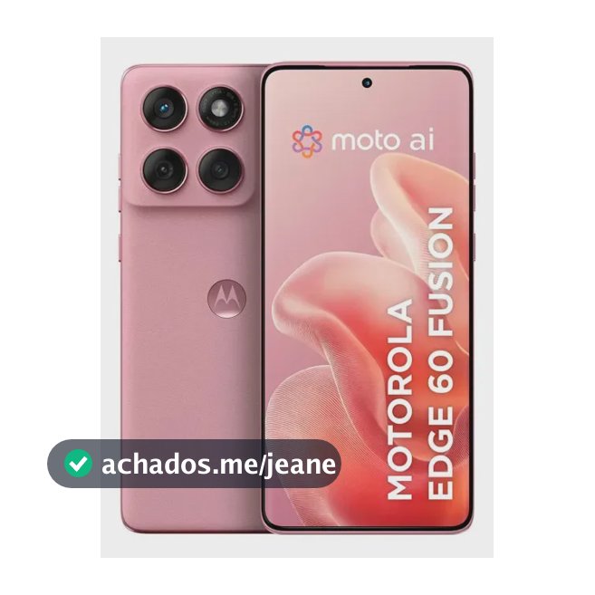 Smartphone Motorola Edge 60 Fusion 5g - 256gb 8gb Ram+8gb Ram Boost, 50mp Sony Ai Camera Ip68 Nfc - Rosa