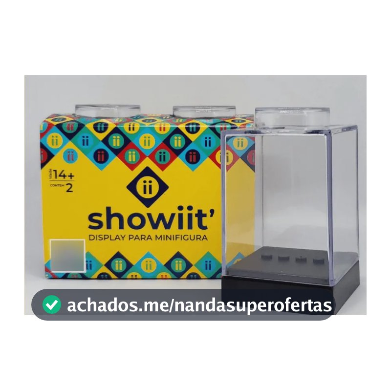 Display Showiit para Minifigura LEGO com 2 Expositores Coletáveis
