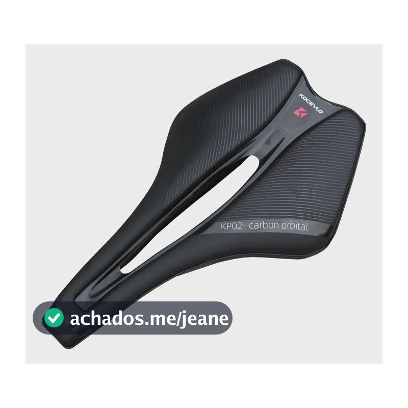 Selim Fibra De Carbono Ultra Ligh Pro - Mtb - Speed - Gravel Preto 2.45 Cm 1.43 Cm