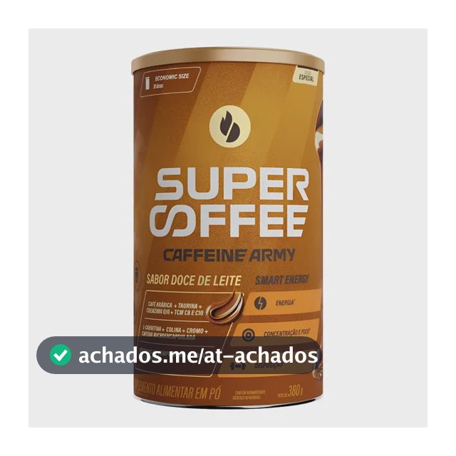 Cafe Gourmet Supercoffee Doce De Leite 380g - Caffeine Army Sem Sabor Sem Sabor