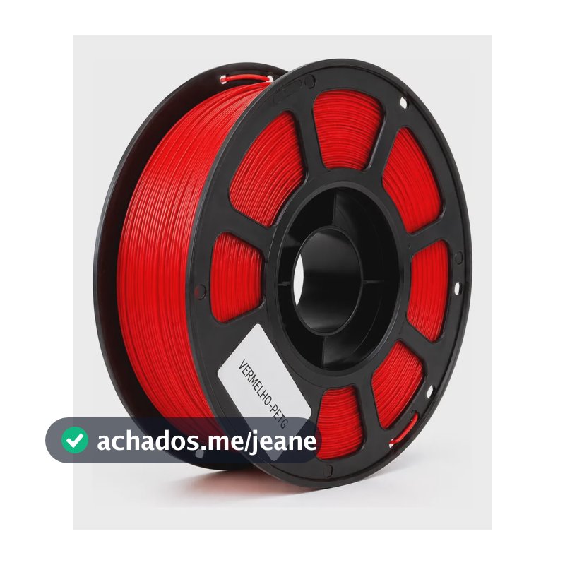 Filamento Petg Para Impressora 3d 1,75mm 1kg X-full Vermelho