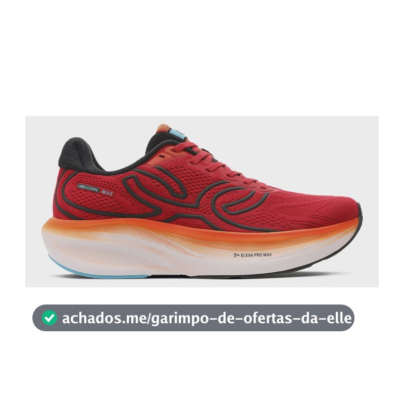Tênis Olympikus Corre Max Vermelho 39 Br