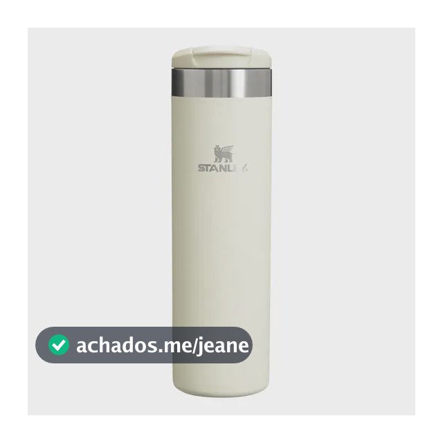 Garrafa Térmica Stanley Aerolight Transit Slim Cream 591ml