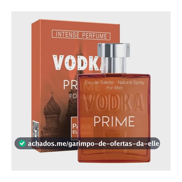 Perfume Vodka Prime Paris Elysees Masculino Intense 100ml