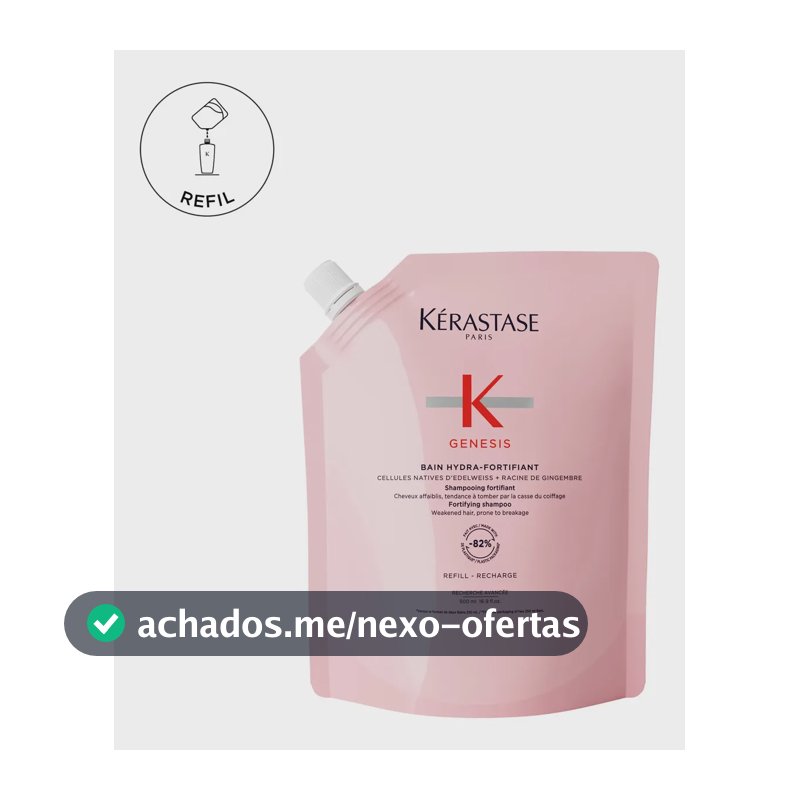 Recarregar Shampoo Hidrafortificante Bain 500ml Kerastase