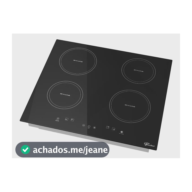 Cooktop Indução Fischer 4 Bocas Touch Econômico 220v Preto 220v