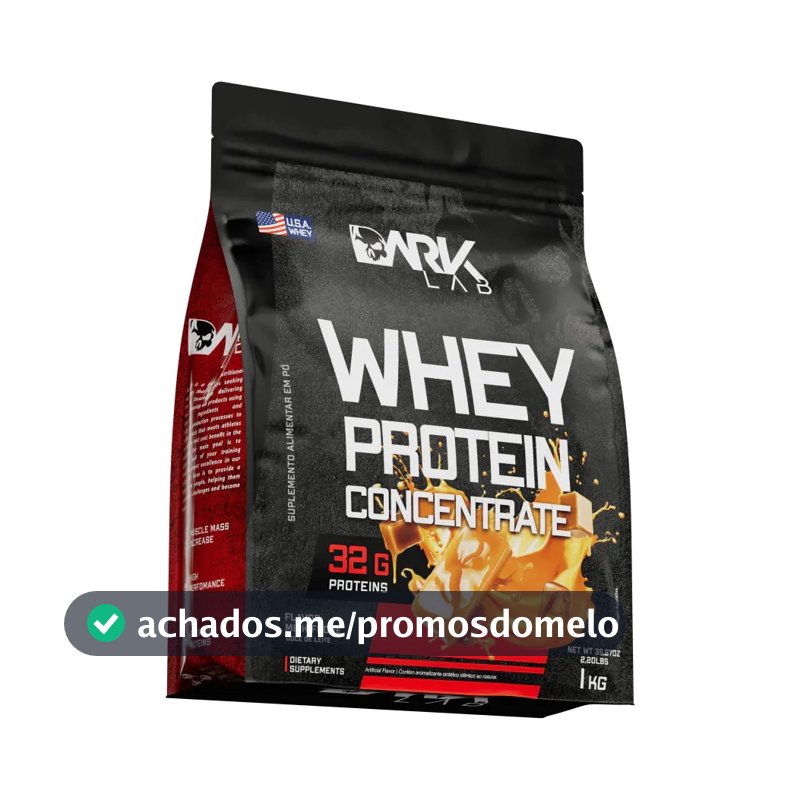 Whey Protein Concentrado 1kg Dark Lab Sabor Doce de leite