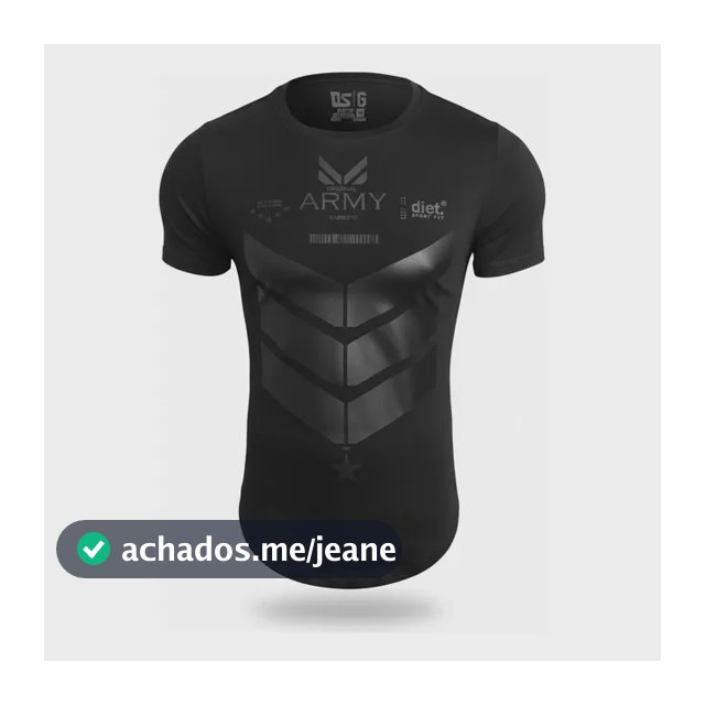 Camiseta Masculina Army Iii  Fitness Sair E Casual