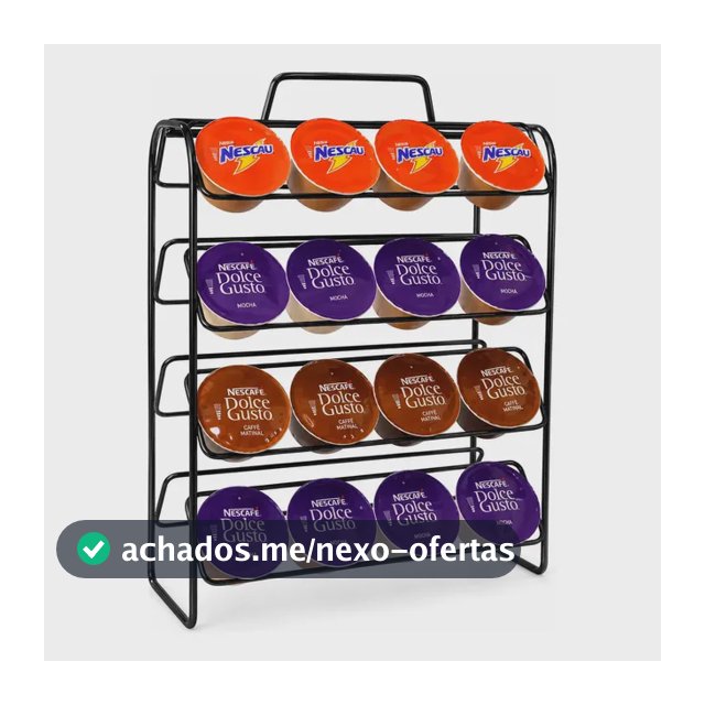 Suporte Porta 32 Capsulas Dolce Gusto Preto