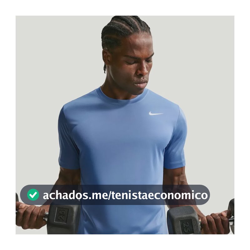 Camiseta Dri-fit Nike Flex Masculina Azul G