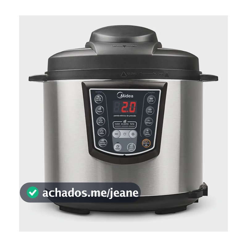 Panela de Pressão Elétrica 6 L Digital Inox Midea