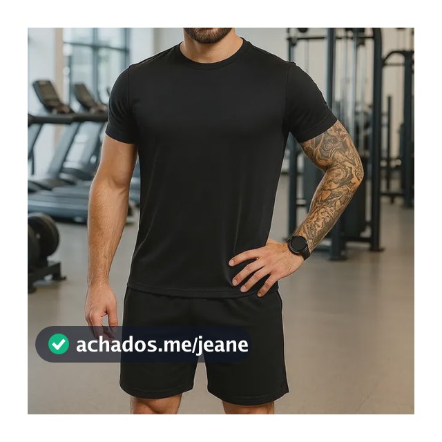 Kit Conjunto Dry Fit Masculino Slim Treino Academia