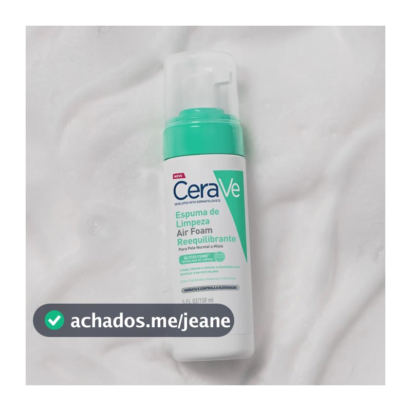 Cerave Espuma De Limpeza Facial 150ml Normal A Oleosa Dia/noite
