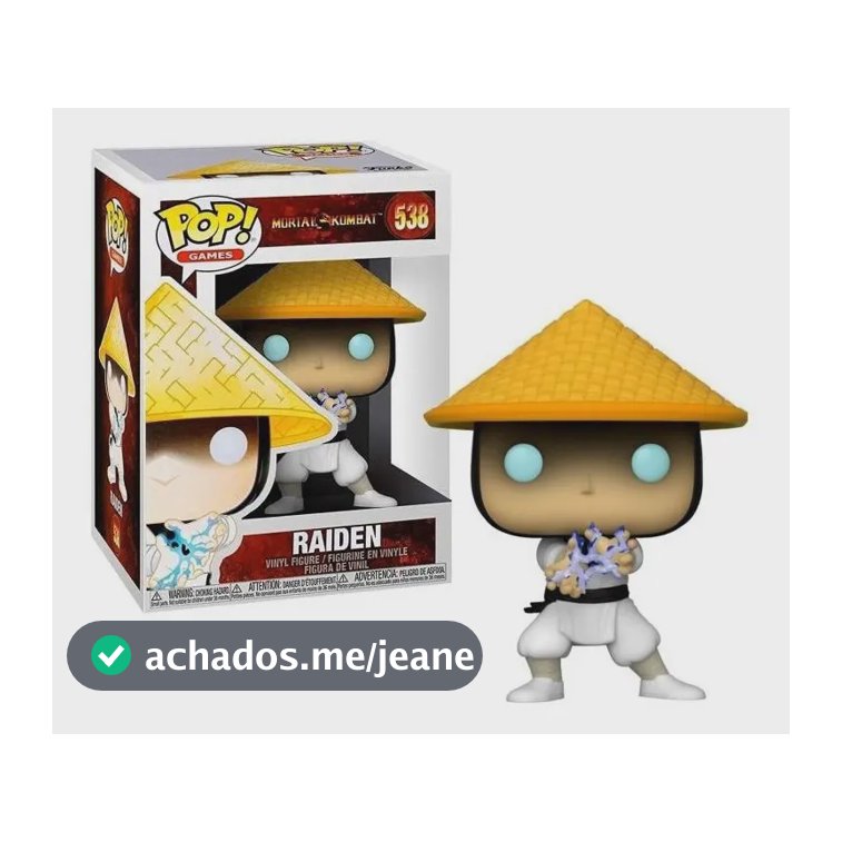 Pop! Funko Raiden #538 | Game | Mortal Kombat