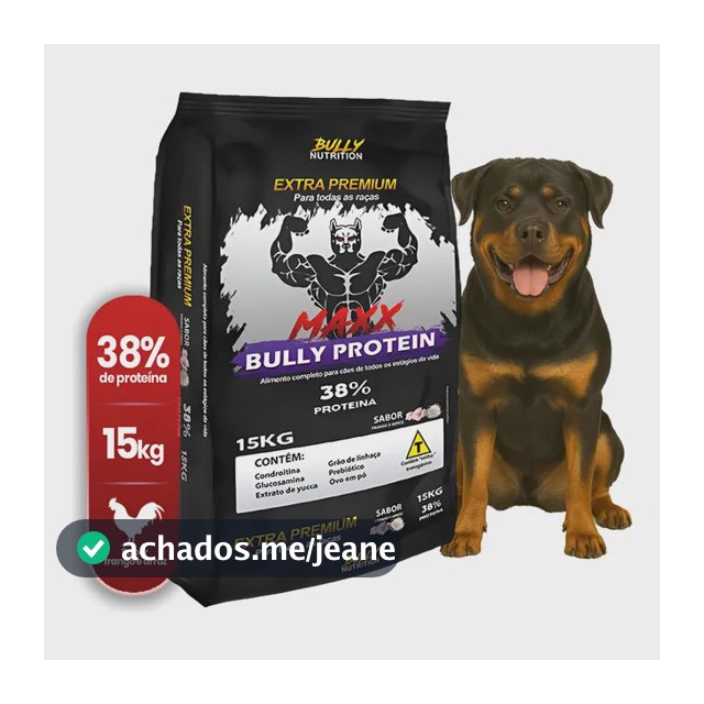Ração Cachorro Rottweiler Maxx Protein 15kg |cachorro Forte