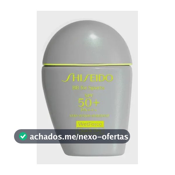 Base de maquiagem em liquid Shiseido WetForce Sports BB FPS 50 Dark - 30mL