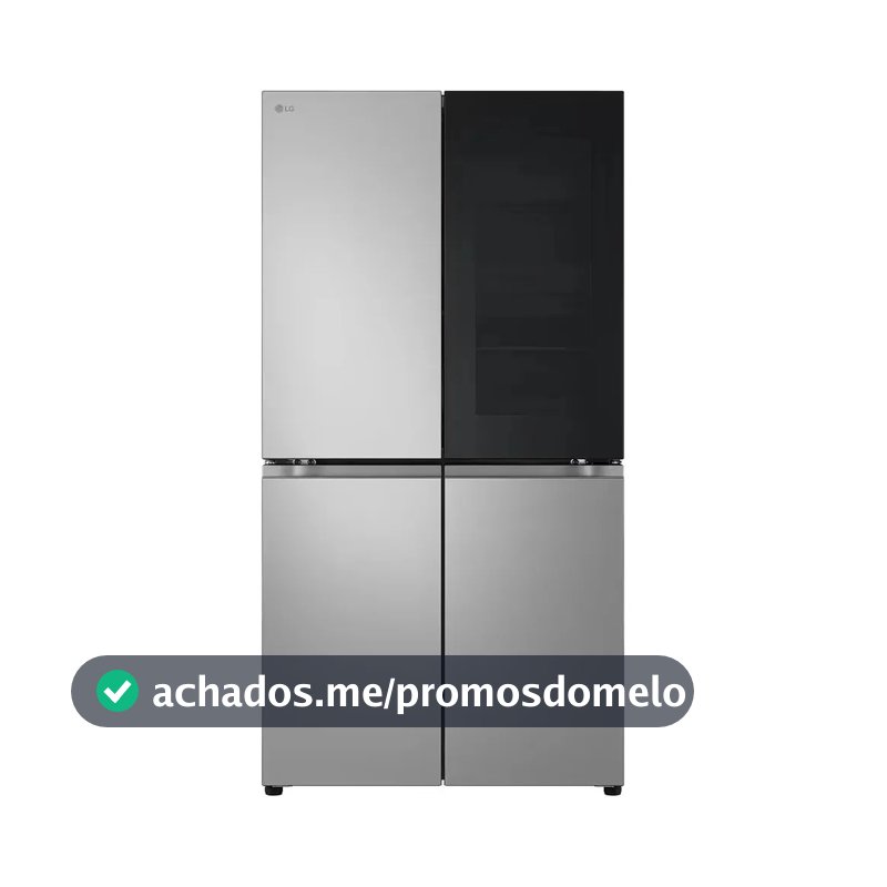 Geladeira LG Smart Multidoor 670l Frost Free Inverter Instav Prateado