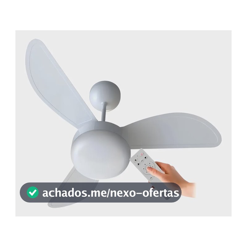 Ventilador De Teto C/ Controle 6 Vel. Fenix Ventisol
