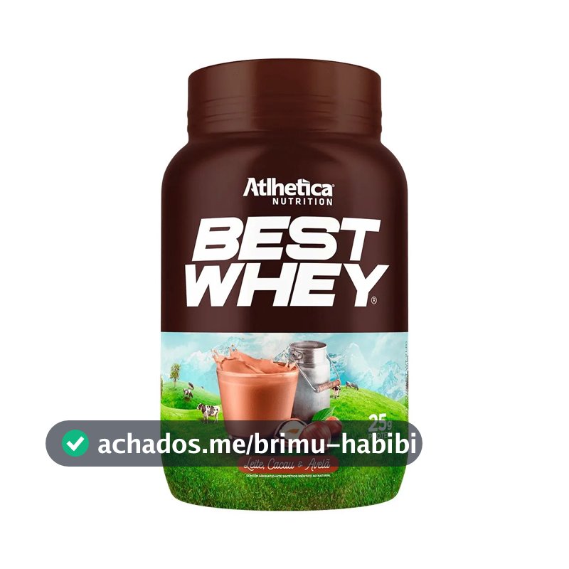 Best Whey Protein (pote 900g) Leite, Cacau & Avelã Best Whey Leite, Cacau E Avelã
