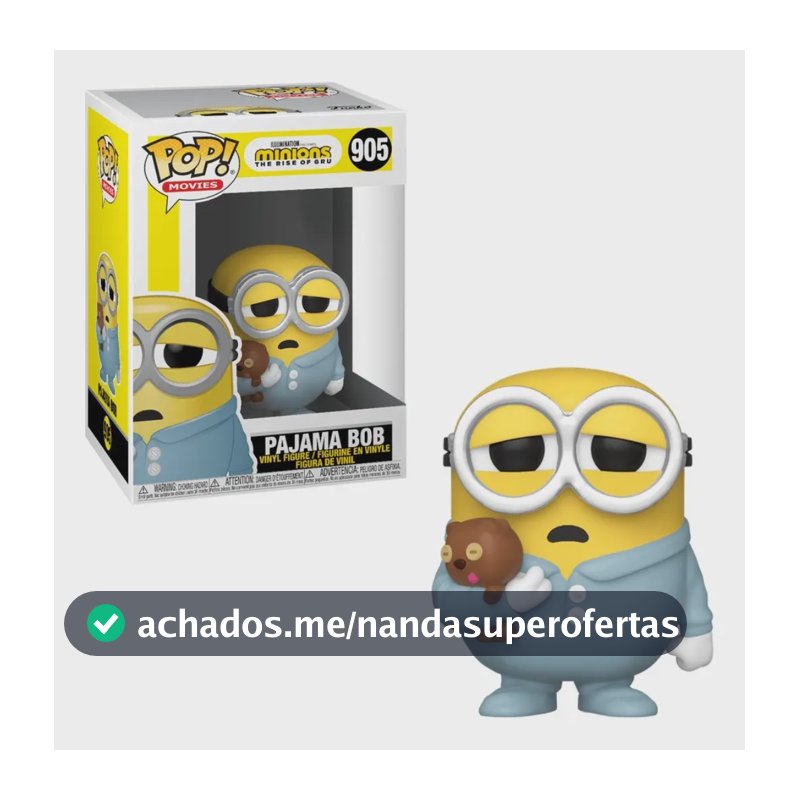 Boneco Funko Pop! Minions 2 - Bob De Pijama