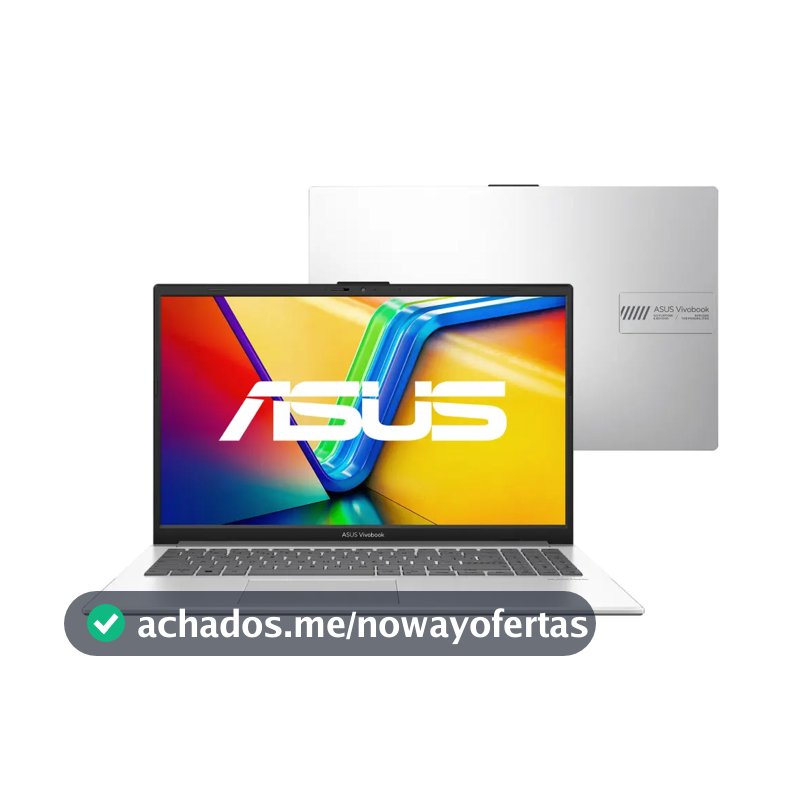 Notebook Asus Vivobook Go E1504GA Intel Core I3 N305 4Gb Ram 256Gb Ssd Linux Keepos Tela 15,6 Fhd Silver - Nj447