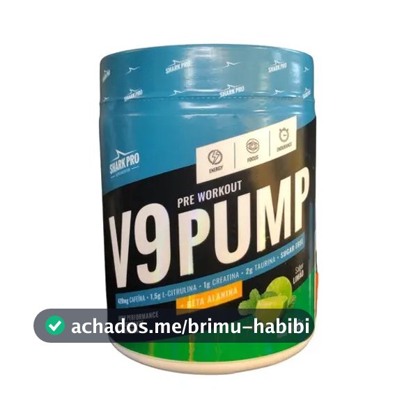 V9 Shark 300g Pre Treino Com Beta Alanina