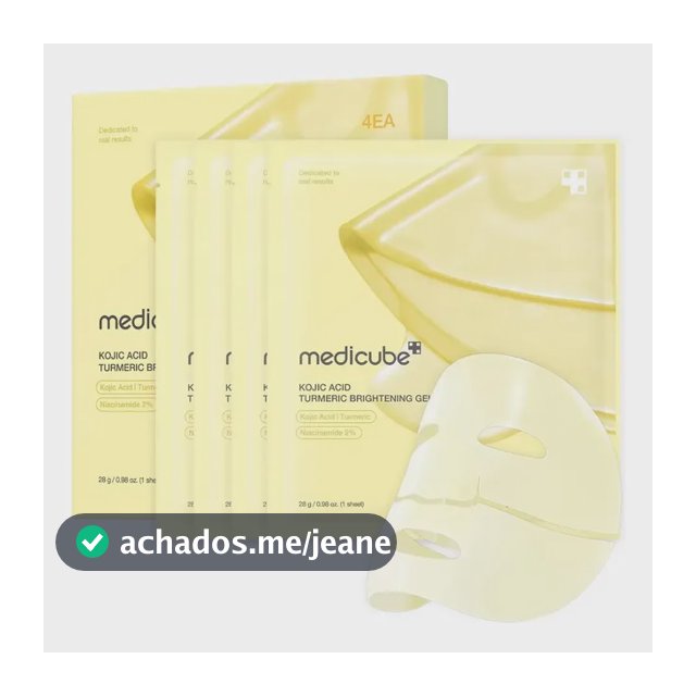 Máscara Iluminadora de Cúrcula Medicube Ácido Kójico unidade