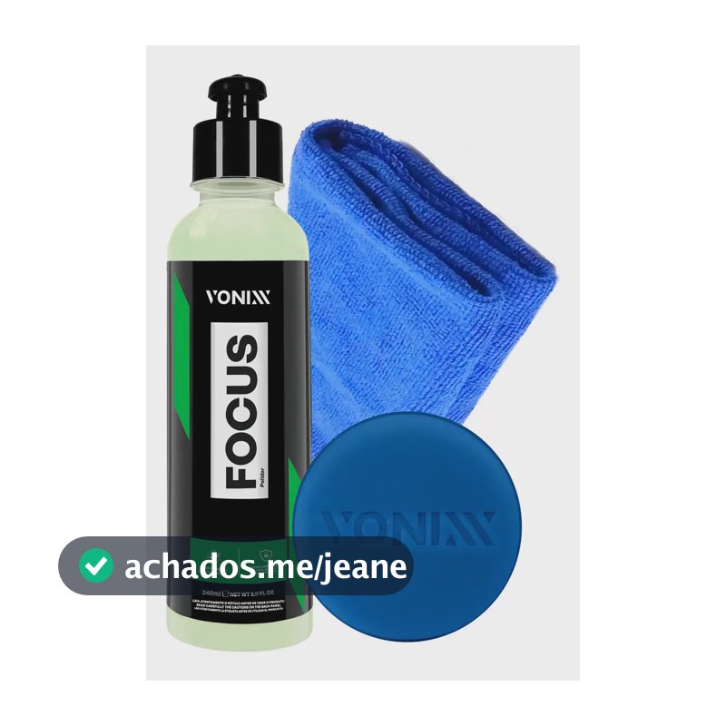 Removedor Chuva Ácida Vidros Vonixx Focus 240ml com Aplicador