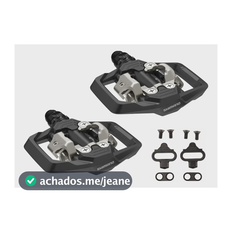 Pedal Clip Shimano Pd Me700 Preto C/tacos Sh51 - Mtb Preto