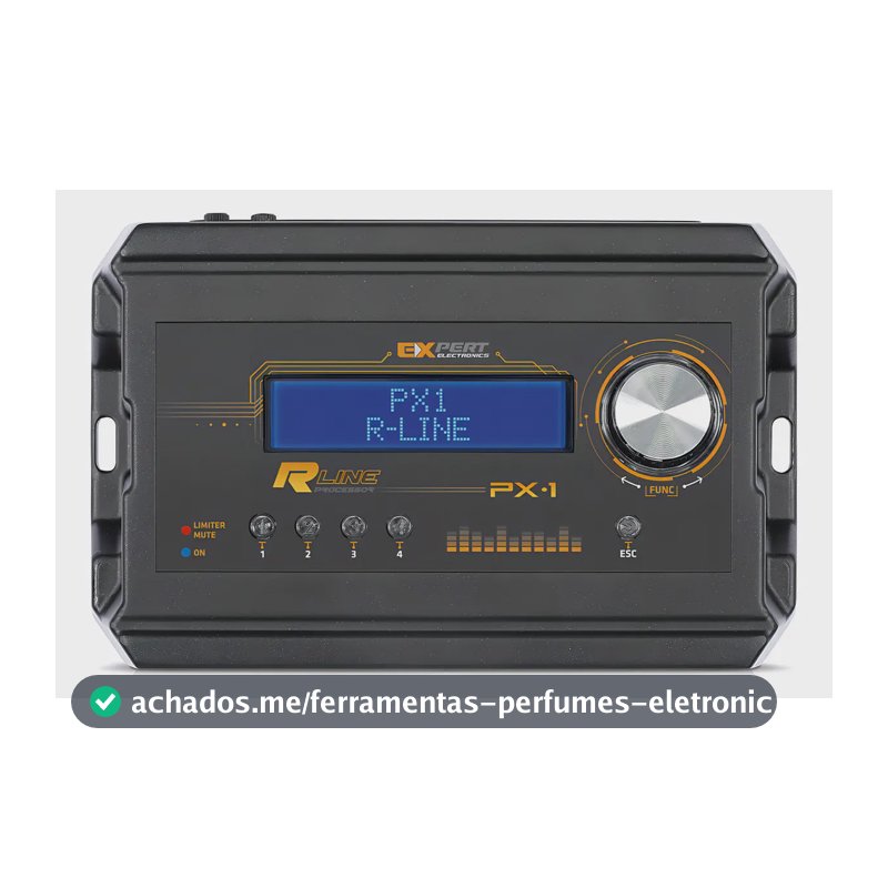 Processador De Audio Automotivo Banda Expert Px-1 Pro Limite PX1 Crossover