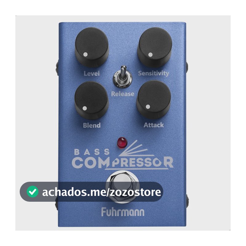Pedal de Efeitos Bass Compressor Fuhrmann