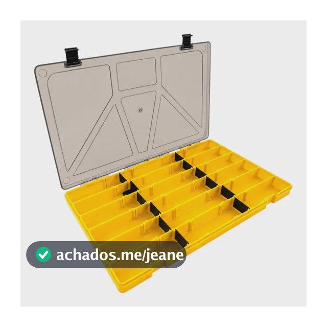 Estojo Pesca Iscas Acessórios Colorido 22 Divisórias Box