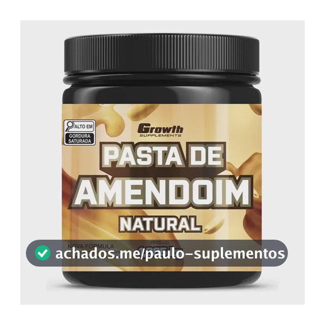 Pasta De Amendoim Integral Torrado 1kg Growth Supplements Natural