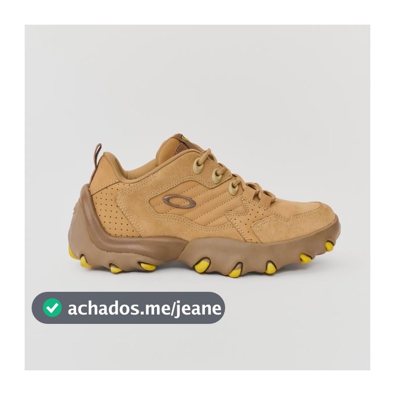 Tenis Oakley Masculino Teeth Noise Almond Liso 41 Br
