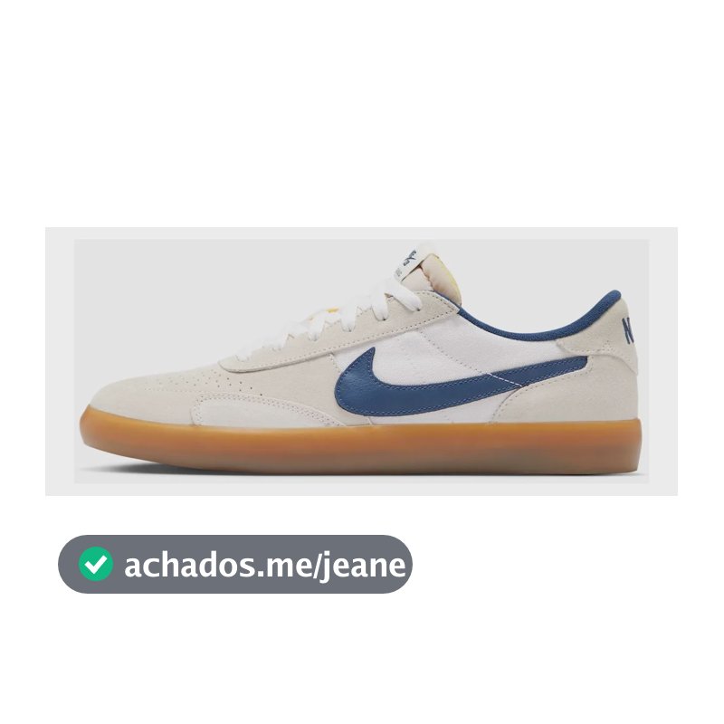 Tênis Nike Sb Heritage Vulc Masculino Bege/azul Escuro 43 Br