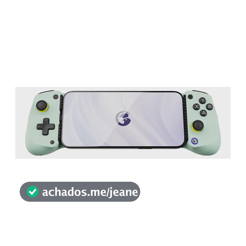 Controle Gamepad Gamesir X5 Lite Usb-c Android iPhone 15/16 Mobile Hall Effect Turbo Leve Verde