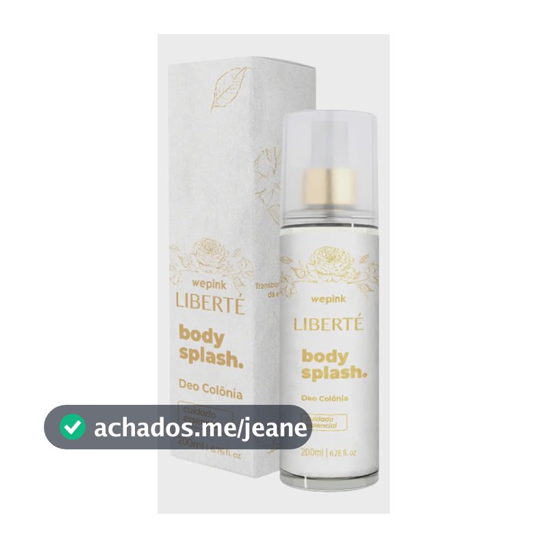 Body Splash Feminino Liberté 200ml Lacrado Envio Imediato