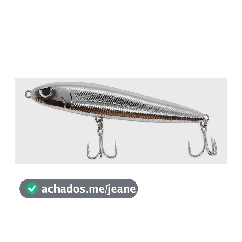 Isca Superfície Yara Jumper 11,5cm 20g Stick Zara Tucunaré Cor 55 Cromado