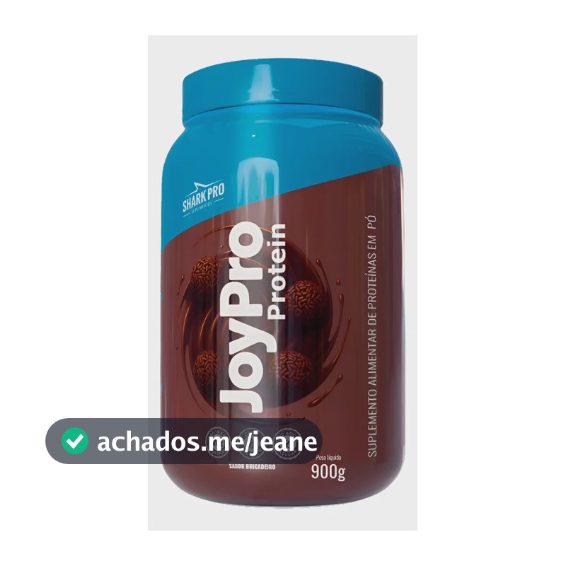 Whey Protein Joypro Pote 900g Sabor Brigadeiro Shark Pro